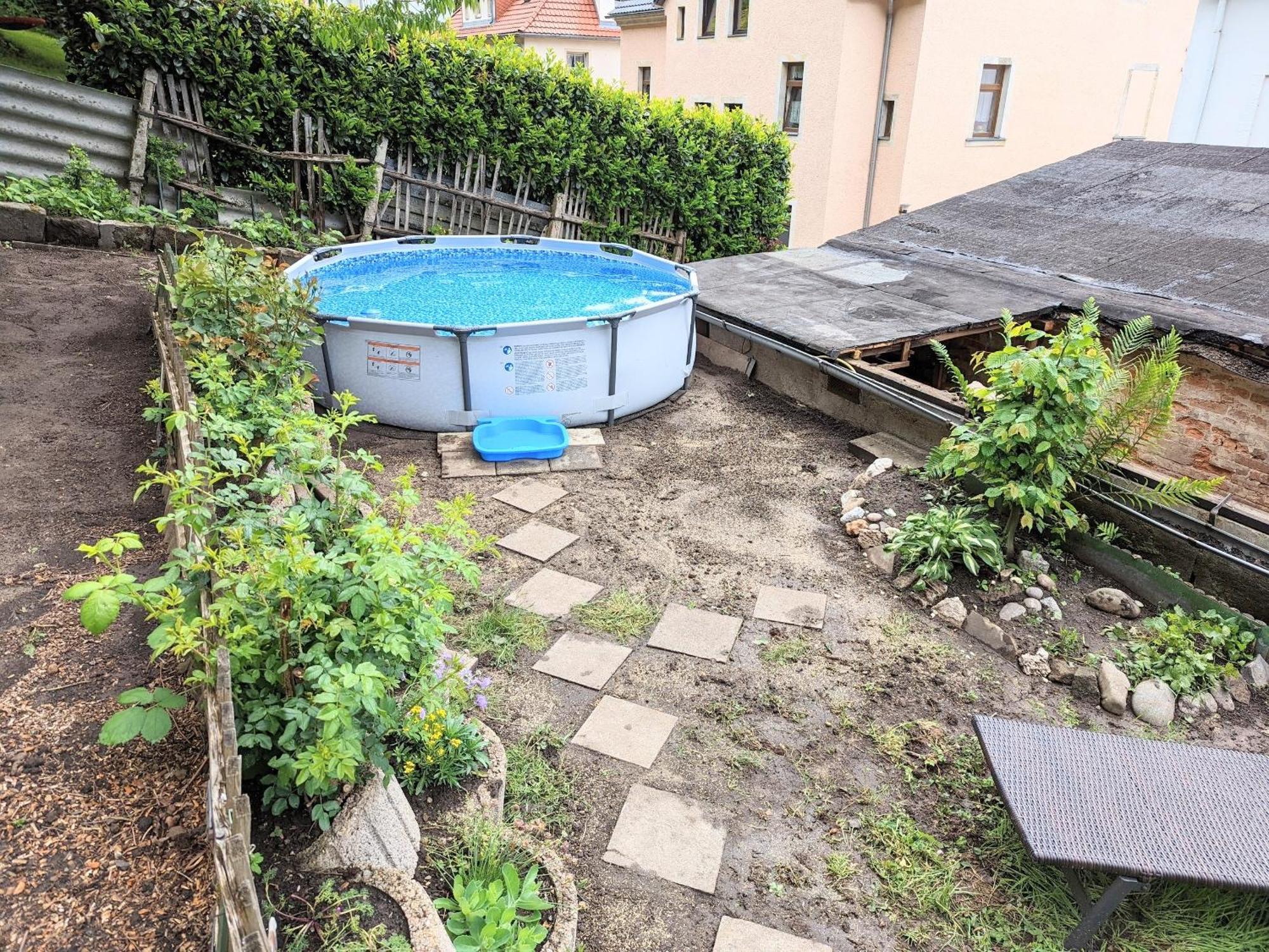 Wohlfühloase mit Pool, Garten, Grill und Ausblick - R3 Rathmannsdorf Exterior foto